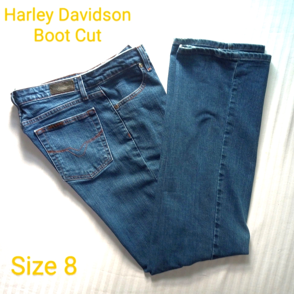 Harley Davidson Genuine Stretch Boot Cut Jeans